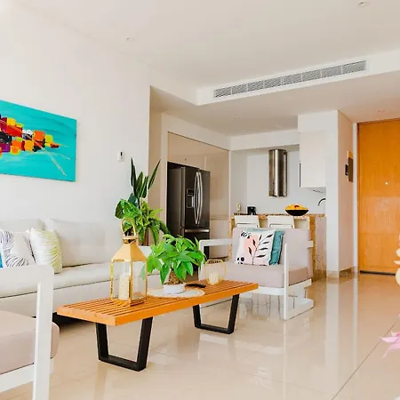 Apartment U-go Edificio H2 En Bocagrande Frente Al Mar