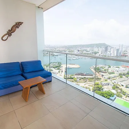 Apartment Edificio H2 En Bocagrande Frente Al Mar *