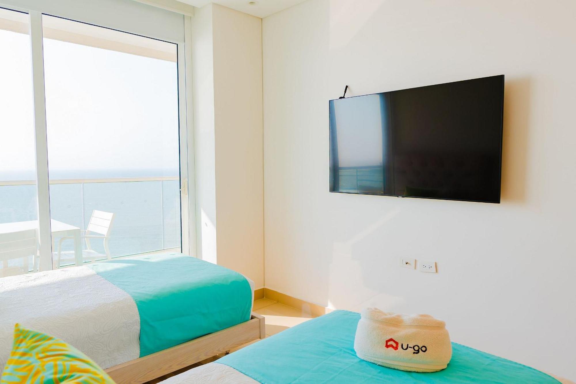 Apartamento U-go Edificio H2 En Bocagrande Frente Al Mar *