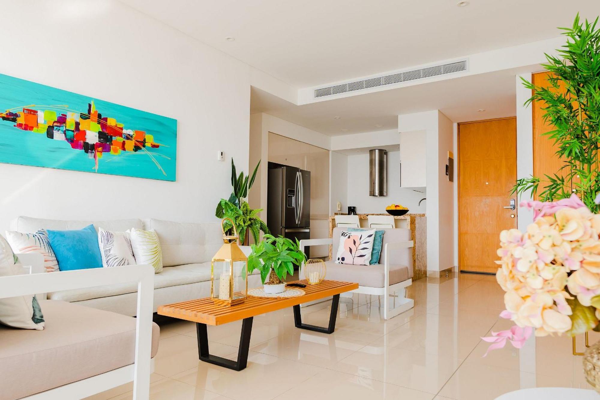 Apartamento U-go Edificio H2 En Bocagrande Frente Al Mar