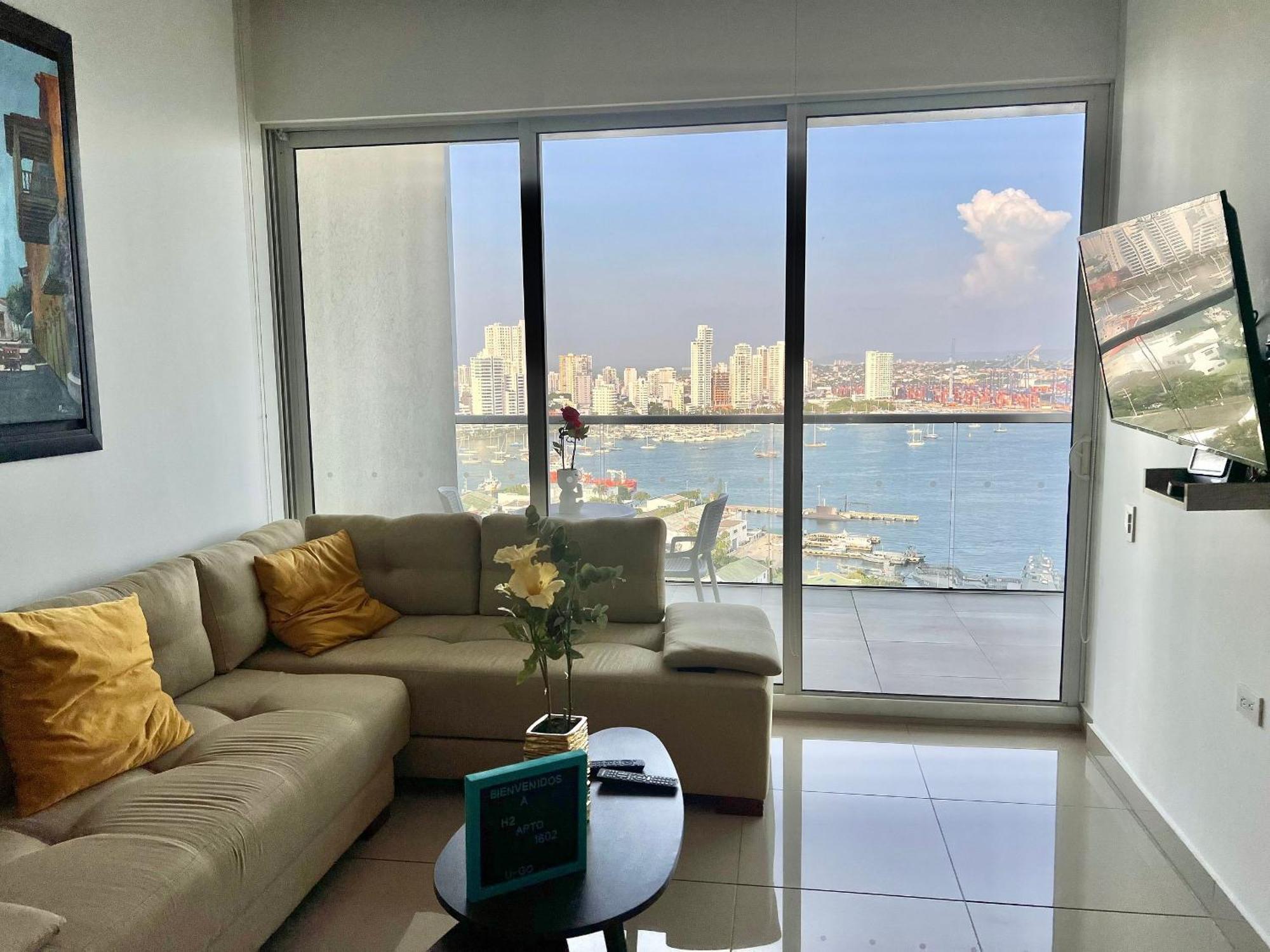 U-go Edificio H2 En Bocagrande Frente Al Mar *