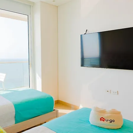 Apartamento U-go Edificio H2 En Bocagrande Frente Al Mar *