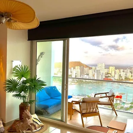 Apartamento U-go Edificio H2 En Bocagrande Frente Al Mar
